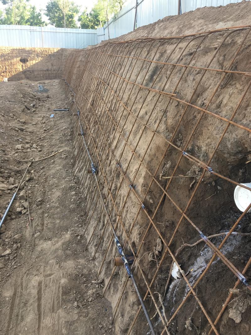 青岛胶南边坡加固